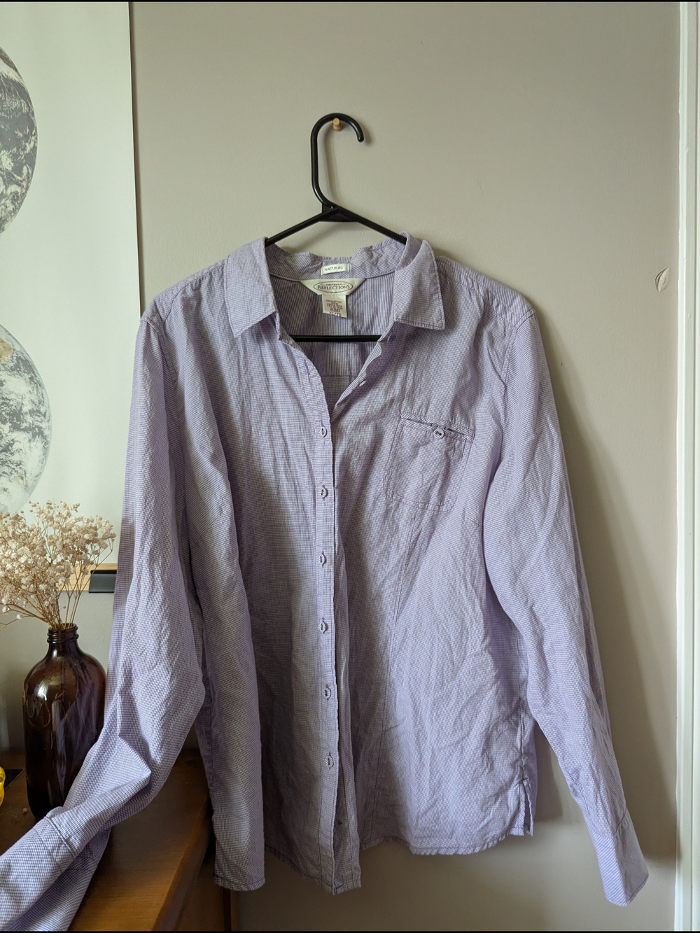Cotton Gingham Shirt